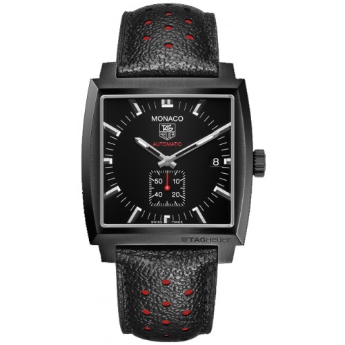 Tag Heuer Monaco Calibre 6 Men's Black Dial Watch WW2119-FC6338 Tag Heuer Monaco Calibre 6 Men's Black Dial Watch WW2119-FC6338
